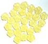 25 15mm Pineapple Yellow Marble Flowers